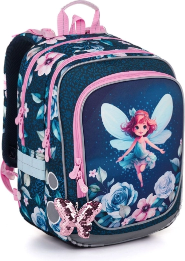 Zaino scolastico leggero con fatina Topgal ENDY