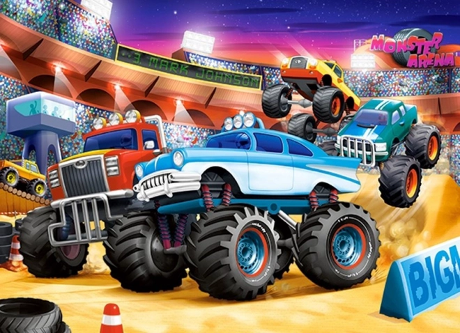 Puzzle 70 pezzi Monster Truck Show