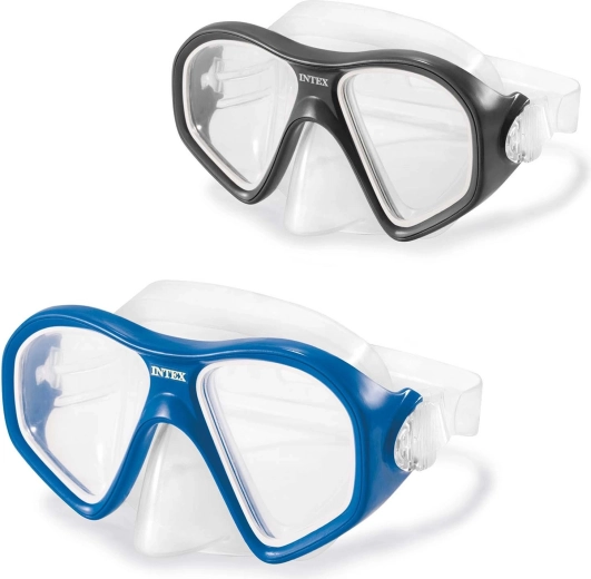 Maschera da nuoto e snorkeling INTEX Reef Rider blu