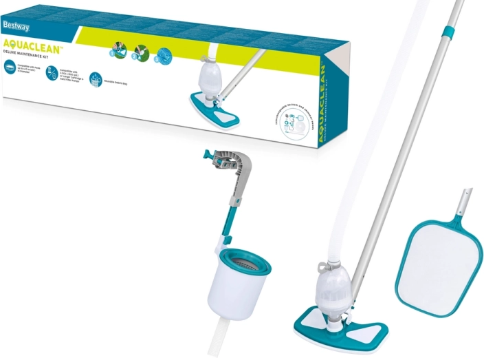 Set Deluxe per la pulizia della piscina con skimmer BESTWAY