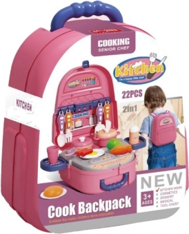 Set da cucina 22 pz zainetto