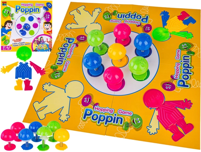 Divertente gioco familiare costruisci l’omino Hopping Game Poppin