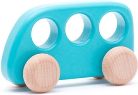 Piccolo autobus blu chiaro per bambini