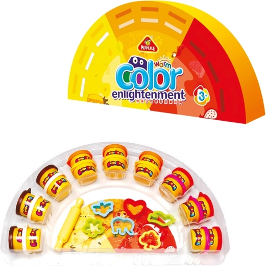 Grande set di plastilina 18 pz – colori caldi SPARKYS