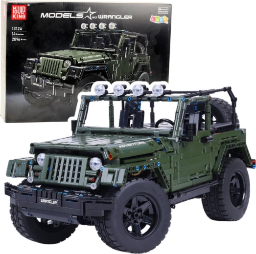 Set di costruzione fuoristrada khaki, 2078 pezzi