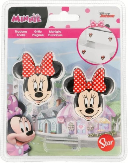 Set da 2 pz di maniglie per cassetti Minnie