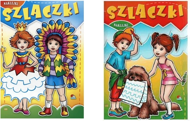 Album da colorare con motivi e adesivi