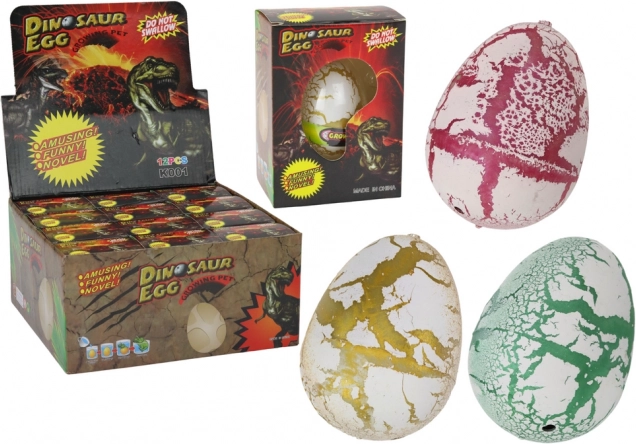 Uovo di dinosauro da immergere in acqua 6cm