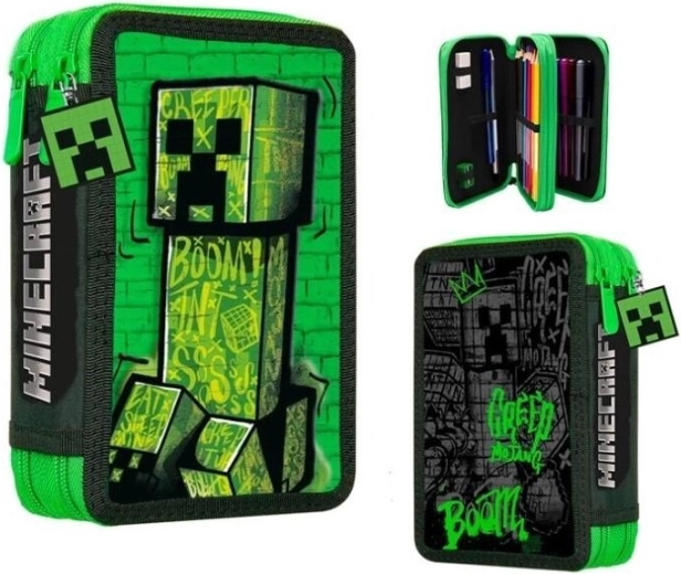 astuccio a due scomparti con dotazione Minecraft