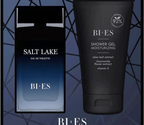 Bi-Es Salt Lake set regalo per uomo – eau de parfum e gel doccia