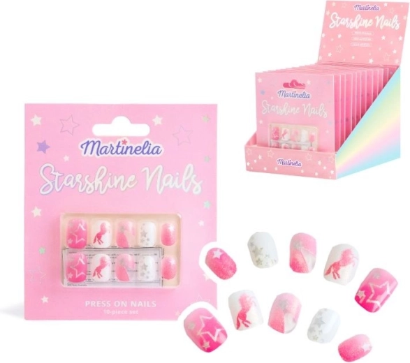 Unghie adesive Martinelia Starshine Unicorn - 1 pezzo