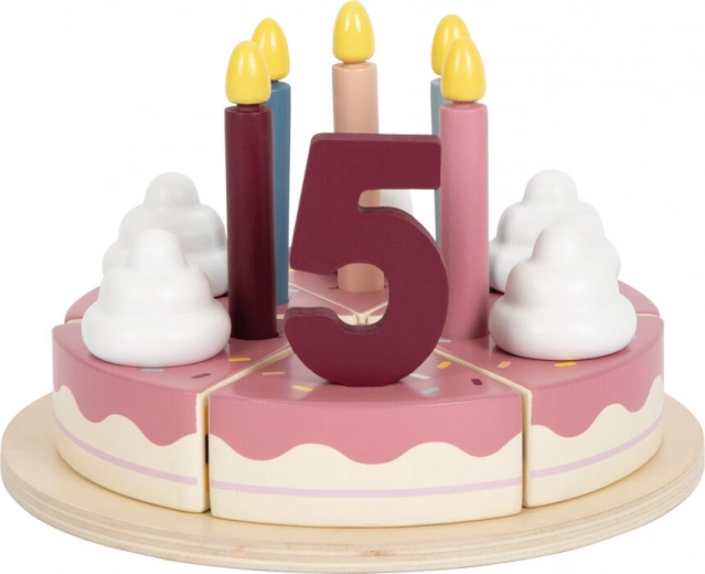 torta di compleanno in legno da tagliare small foot Tasty