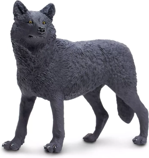Figura lupo nero Safari Ltd. - 1 pezzo