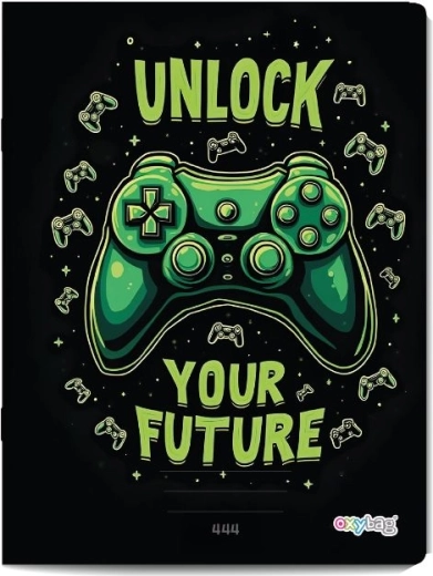 Quaderno A4 Gamer a righe 40 fogli