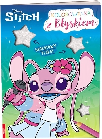 Ameet Disney Stitch album da colorare con poster glitterato