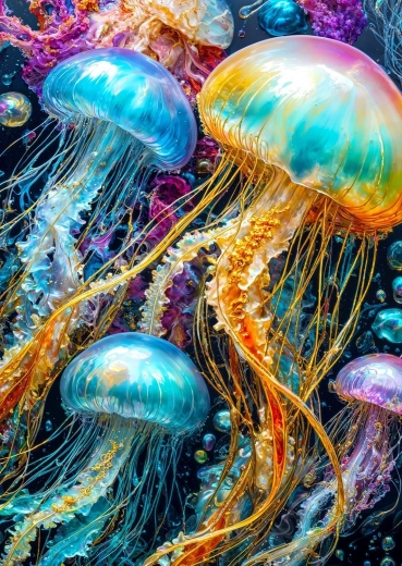Puzzle Enjoy Bagliore della medusa 1000 pezzi
