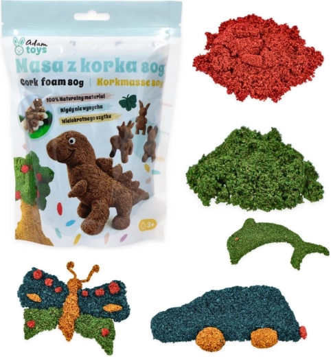 Pasta di sughero sensoriale Adam Toys in vari colori - 1 pezzo