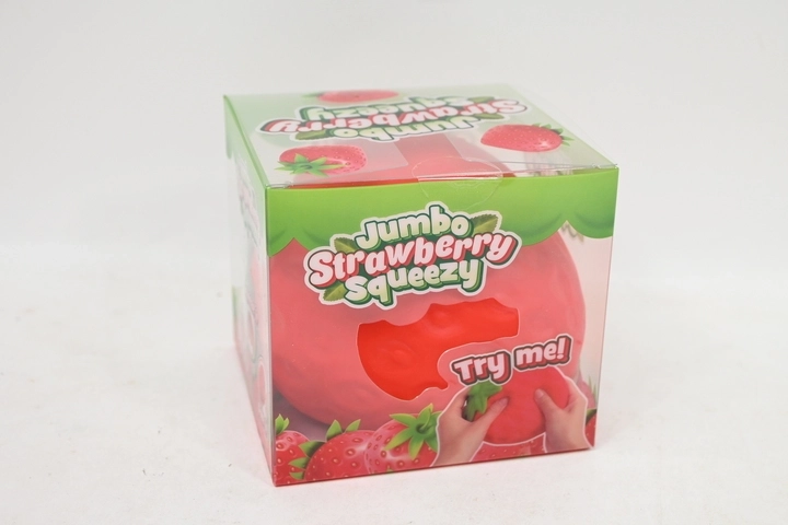 Squishy antistress da schiacciare “gniotek” fragola jumbo 15 cm - 1 pezzo