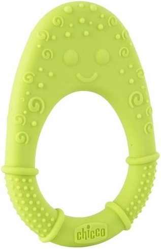 Chicco massaggiagengive in silicone Super Soft avocado 2m+