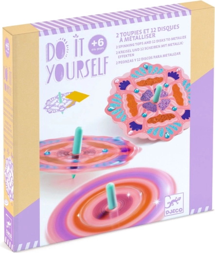 Djeco set creativo trottole scintillanti