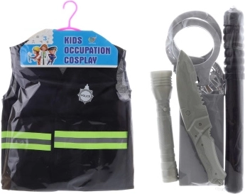Costume da poliziotto con gilet