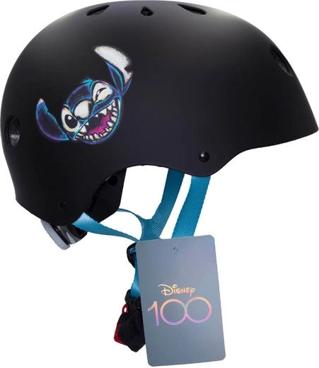 Casco sportivo per bambini Stitch nero 52–56 cm