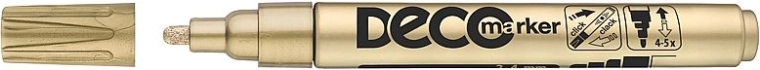 Pennarello ICO Deco oro 2–4 mm