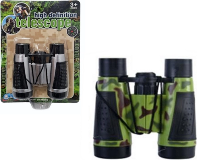 Binocolo giocattolo in plastica per bambini con tracolla