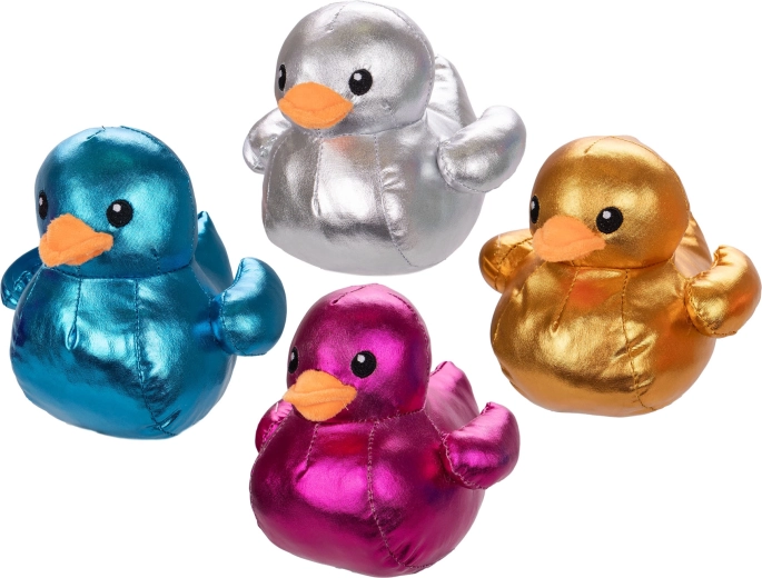 Anatroccolo di peluche metallizzato 15 cm