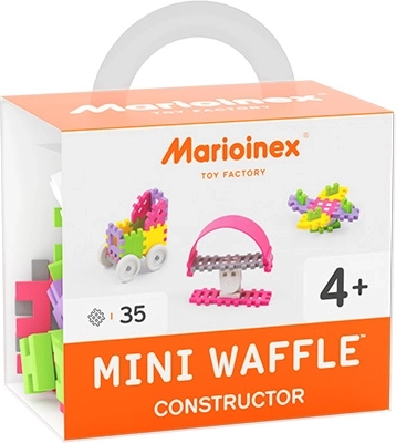 Mini Waffle mattoncini da costruzione per bambine, 35 pezzi