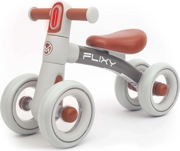 Bicicletta senza pedali con luce MILLY MALLY Flixy, grigia