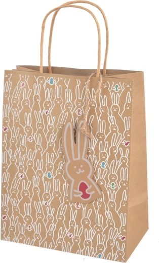 Borsa regalo in carta con motivo pasquale 18 × 10 × 23 cm
