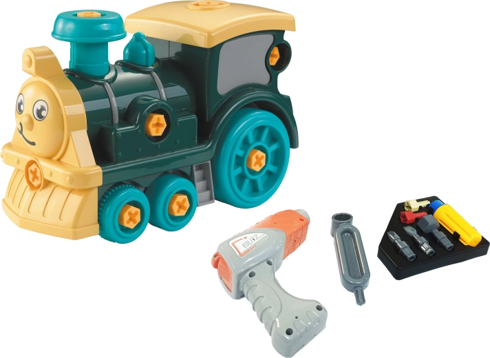Trenino da montare con avvitatore elettrico