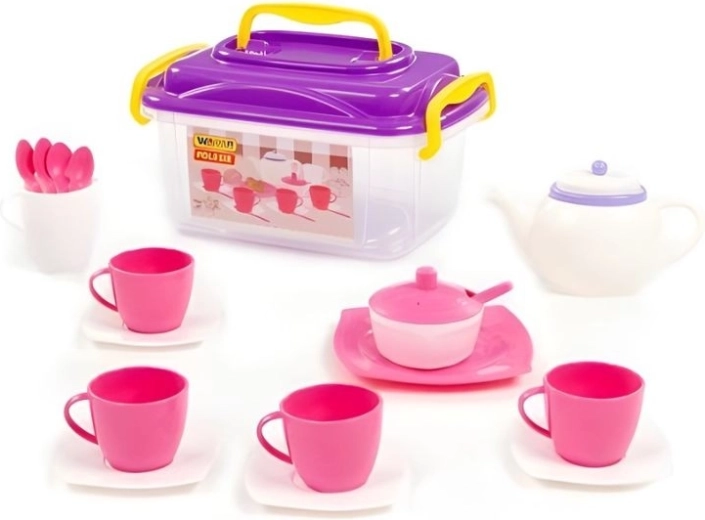 Set da tè per bambini Alice per 4 persone, 19 pezzi