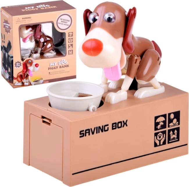 Salvadanaio interattivo Cane mangia monete