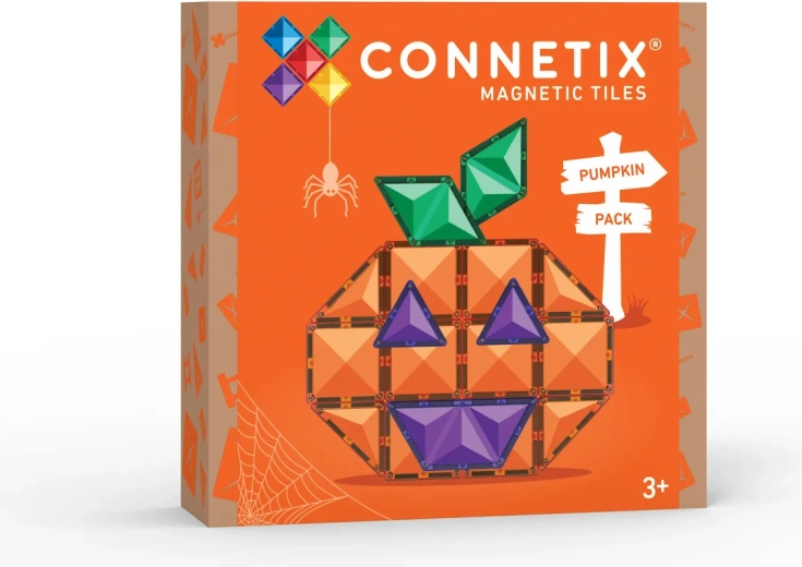 CONNETIX set di tessere magnetiche Halloween Pumpkin - 17 pezzi