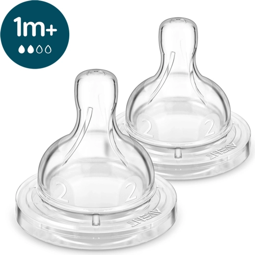 Philips Avent tettarella per biberon Anti-colic, flusso lento, 1m+, 2 pz