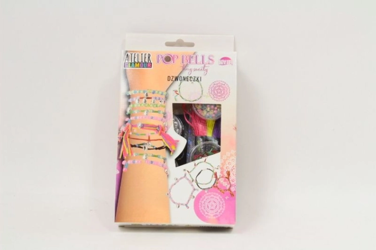 Atelier Glamour kit creativo per realizzare braccialetti con campanellini