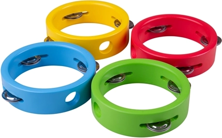 Tamburello in Legno Rosso