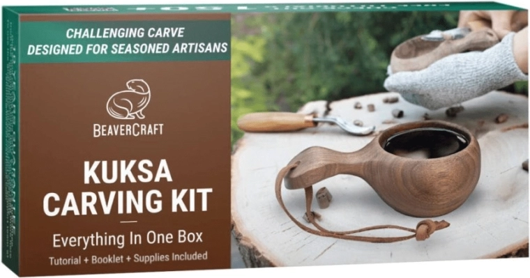 BeaverCraft kit fai-da-te per intaglio di una kuksa