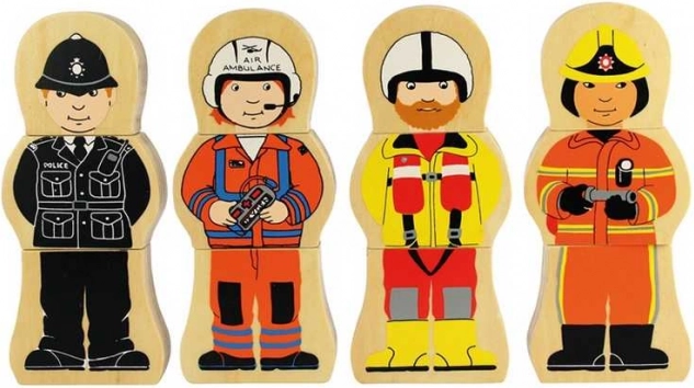 Puzzle in legno professioni di Bigjigs Toys