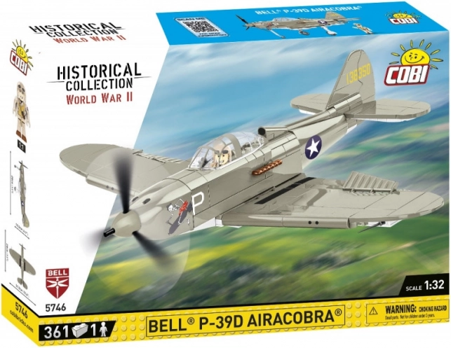 Modello di Costruzione del Caccia Bell P-39D Airacobra di 361 Pezzi