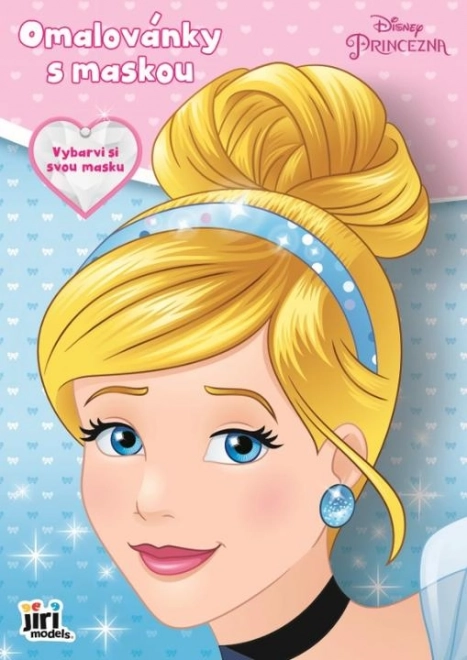 Jiri Models album da colorare con maschera da colorare Disney Principesse