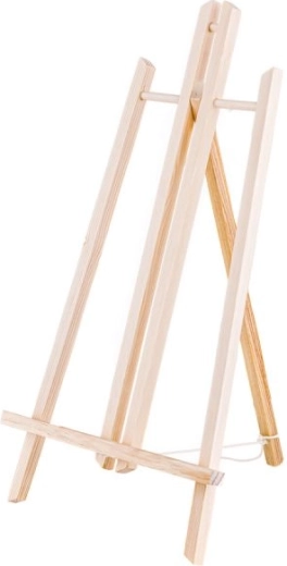 Cavalletto da tavolo in legno per pittura (treppiede)