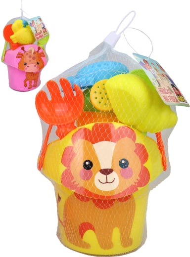 Set da sabbia con animale 7 pz