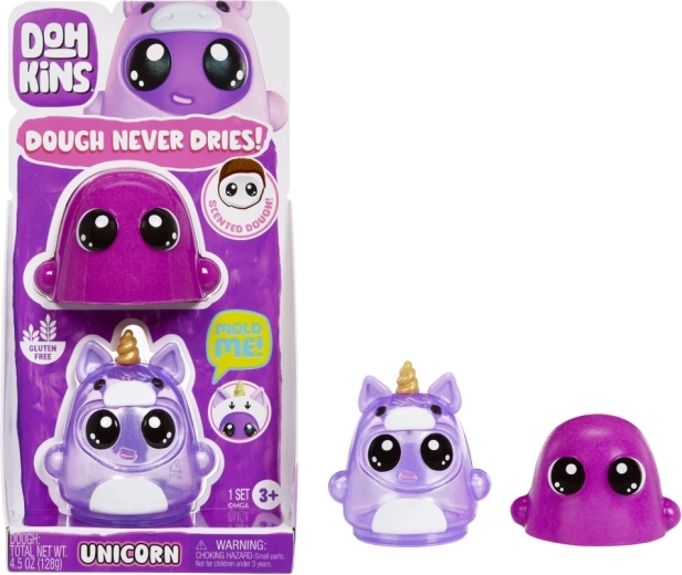 DohKins unicorno pasta modellabile profumata - 1 pezzo