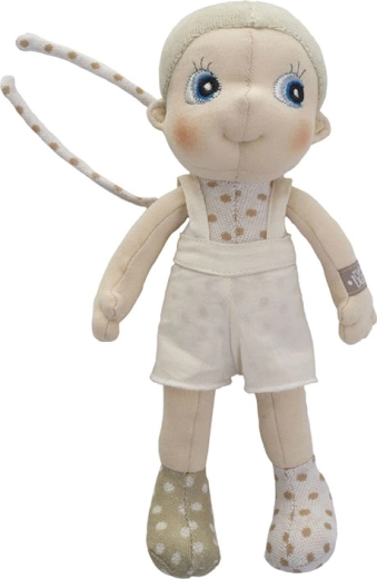 Rubens Barn EcoBuds Elm mini – bambola morbida in tessuto di cotone biologico 23 cm