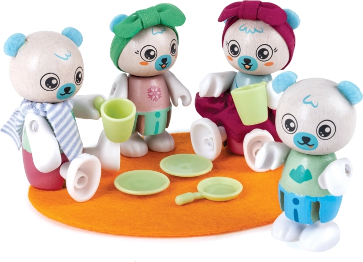 Famiglia di orsi polari