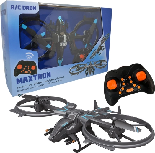 Drone RC Maxtron con controllo semplice e illuminazione LED
