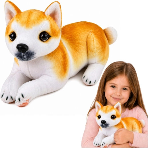 Pupazzo di peluche Shiba Inu 25 cm